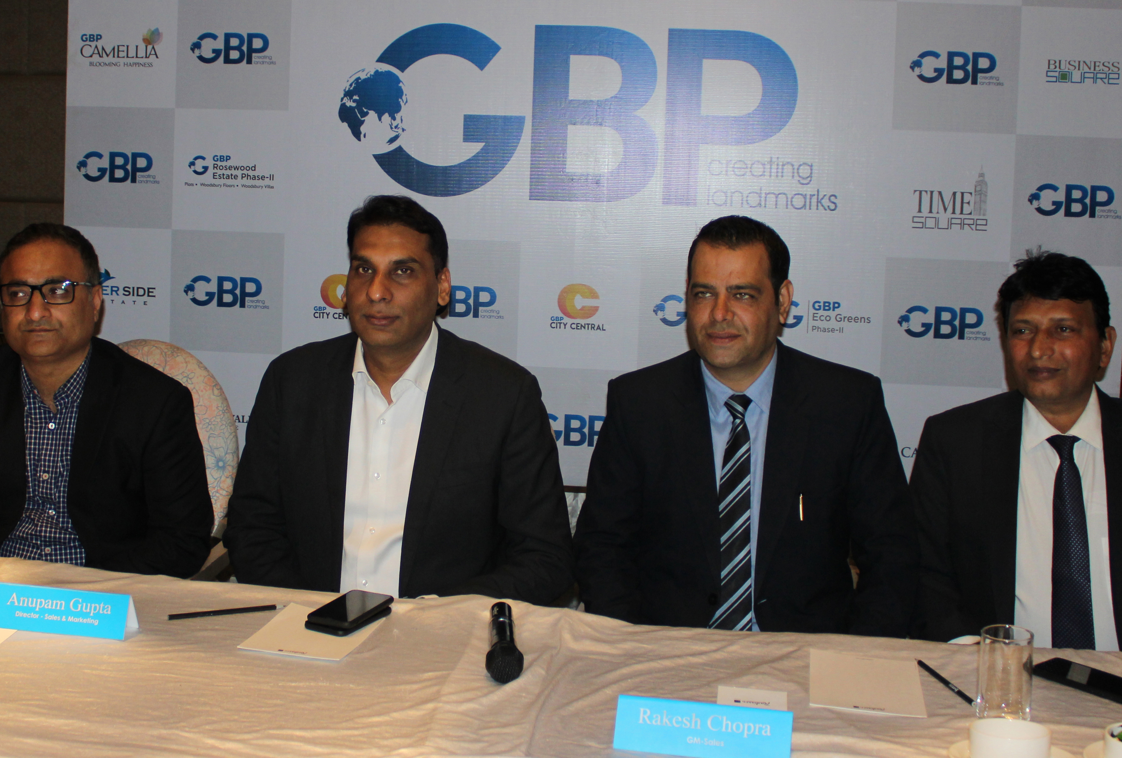 Officials of GBP Group interacting with media persons at Jammu on Saturday. —Excelsior/Rakesh Officials of GBP Group interacting with media persons at Jammu on Saturday. —Excelsior/Rakesh