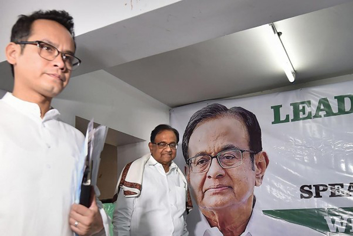 Former Union minister and senior Congress leader P Chidambaram and party MP Gaurav Gogoi (front) during a leadership training camp on CAA-NPR-NRC at Pradesh Congress office, in Kolkata. Former Union minister and senior Congress leader P Chidambaram and party MP Gaurav Gogoi (front) during a leadership training camp on CAA-NPR-NRC at Pradesh Congress office, in Kolkata.