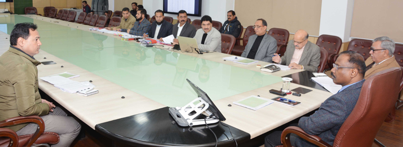 Lt Governor reviewing the functioning of Tribal Affairs department Lt Governor reviewing the functioning of Tribal Affairs department