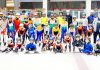 Indian Ice Skating contingent after excelling in Ice Rink International Championship 2020 at Singapore.