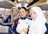 Nusrat and Yasmeen of Leh before leaving for Khelo India Games. -Excelsior/Basharat Ladakhi