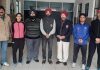 Ace Kho-Kho players posing along with dignitaries and officials before leaving for India Camp.
