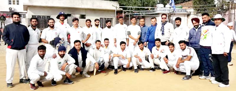 Winners posing along with officials at Parade ground in Jammu on Saturday. Winners posing along with officials at Parade ground in Jammu on Saturday.