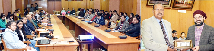 SMVDU VC receiving memento during inaugural of two-day conference in the University on Monday. SMVDU VC receiving memento during inaugural of two-day conference in the University on Monday.