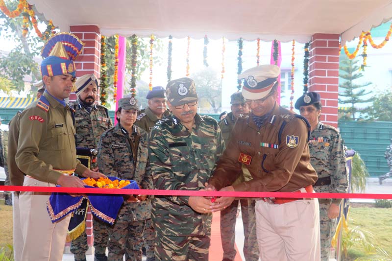 DG CRPF, Dr A P Maheshwari inaugurating officers' mess in 160 Battalion located in Jammu. DG CRPF, Dr A P Maheshwari inaugurating officers' mess in 160 Battalion located in Jammu.