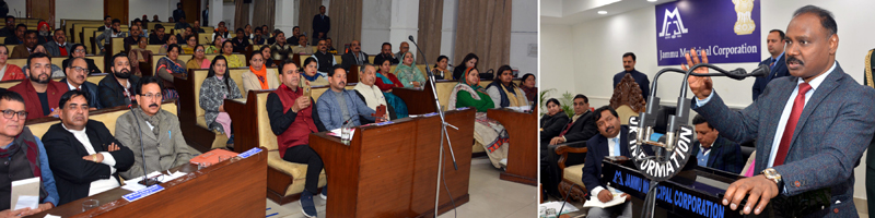 Lt Governor interacting with JMC Councillors on Friday. Lt Governor interacting with JMC Councillors on Friday.