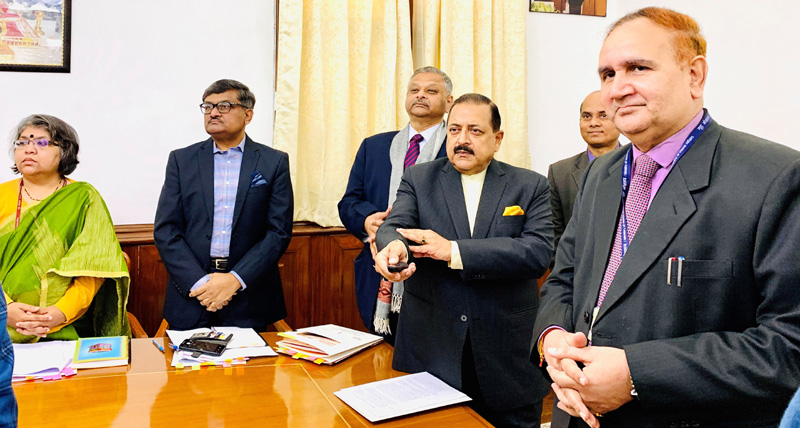 Union Minister Dr Jitendra Singh launching DoPT's On-line course on “Relevance of Gandhi in Contemporary World”, in presence of senior officials from DoPT / ARPG and Vice Chancellor IGNOU, at New Delhi on Thursday. Union Minister Dr Jitendra Singh launching DoPT's On-line course on “Relevance of Gandhi in Contemporary World”, in presence of senior officials from DoPT / ARPG and Vice Chancellor IGNOU, at New Delhi on Thursday.