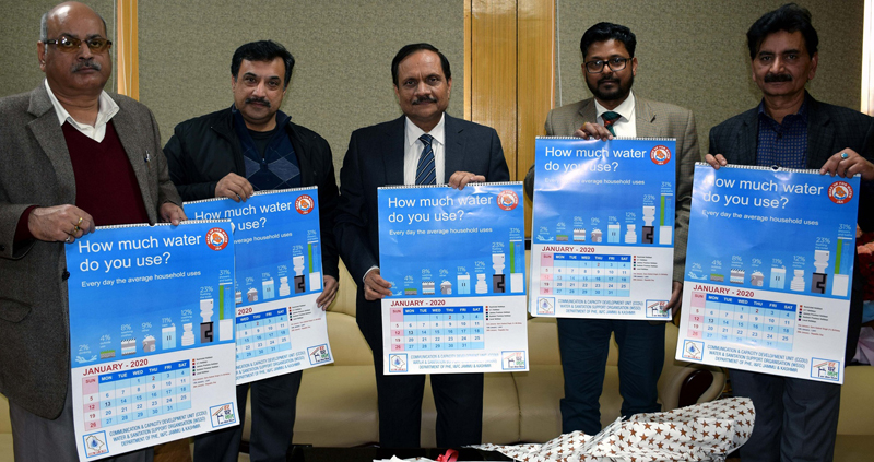 Advisor R R Bhatnagar releasing calendar in Jammu on Thursday. Advisor R R Bhatnagar releasing calendar in Jammu on Thursday.
