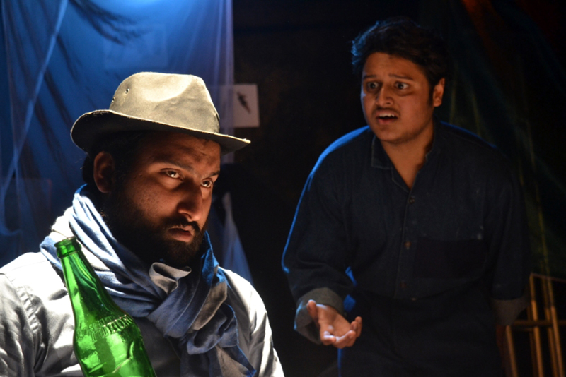 A still from the play ‘Mulaqaat’ directed by Mohd. Yaseen and staged at Jammu on Sunday. A still from the play ‘Mulaqaat’ directed by Mohd. Yaseen and staged at Jammu on Sunday.