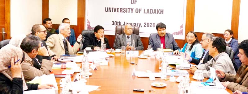 LG Ladakh R K Mathur chairing Ladakh University Council meeting. LG Ladakh R K Mathur chairing Ladakh University Council meeting.