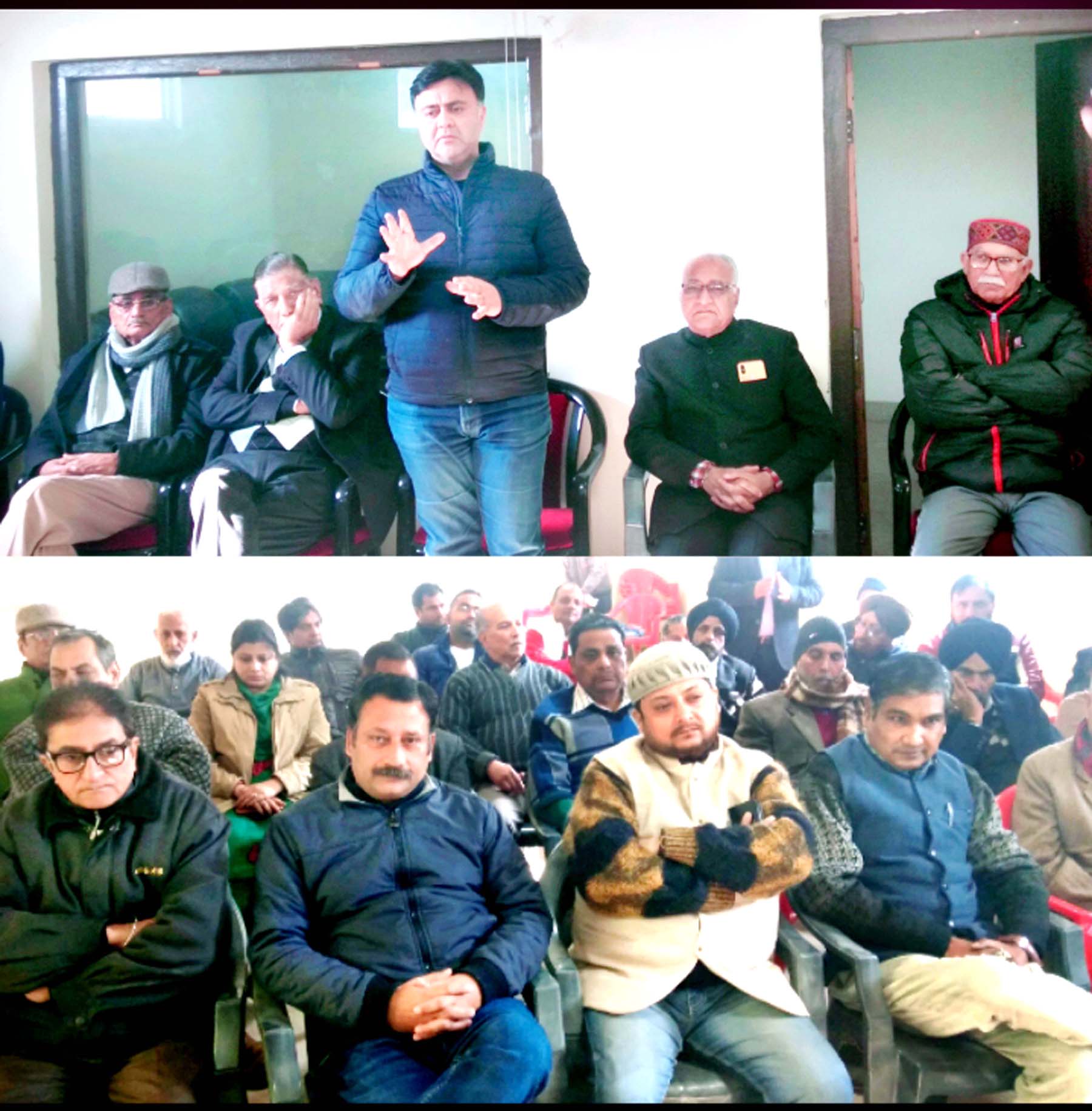 DCC Jammu (U) president, Vikram Malhotra addressing party functionaries on Friday. DCC Jammu (U) president, Vikram Malhotra addressing party functionaries on Friday.