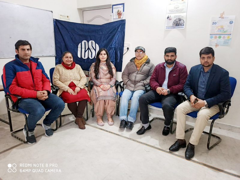 Newly elected office bearers of ICSI Jammu posing for a photograph. Newly elected office bearers of ICSI Jammu posing for a photograph.