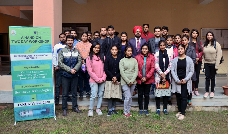 Students participants of workshop at Kathua Campus. Students participants of workshop at Kathua Campus.