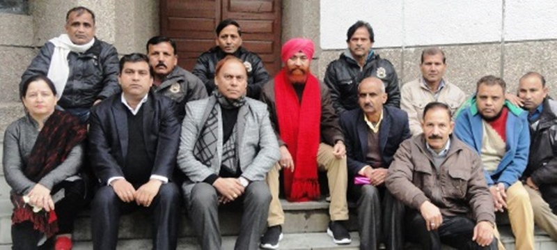 Members of JU SC/ST Employees Association holding a meeting on Thursday. Members of JU SC/ST Employees Association holding a meeting on Thursday.