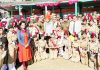 NCC Cadets of Govt PG College Udhampur after winning Police Rolling Trophy.