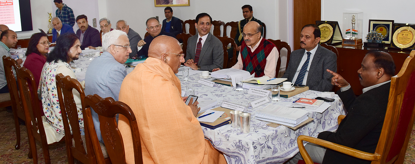 LT. GOVERNOR CHAIRING MEETING OF SHRI AMARNATHIJI SHRINE BOARD