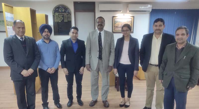 Visiting IBF team with SMVDU VC during campus placement drive. Visiting IBF team with SMVDU VC during campus placement drive.