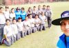 J&K U-23 Women's team posing for a group photograph after beating Manipur at Cuttack on Sunday.