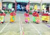 Students of GLS Public School performing activities during the Annual Sports Meet.