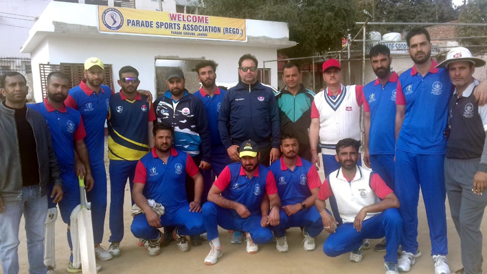 Winners posing along with officials at Parade ground in Jammu. Winners posing along with officials at Parade ground in Jammu.