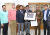 DGP Dilbag Singh honouring Police Everesters in Jammu.
