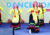 Students presenting dance item during Punjab State Youth Festival.