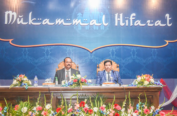 J&K Bank CMD, RK Chhibber and BAGIC CEO, Tapan Singhel at a function in Srinagar on Wednesday. J&K Bank CMD, RK Chhibber and BAGIC CEO, Tapan Singhel at a function in Srinagar on Wednesday.