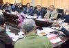 Principal Secretary Housing Dheeraj Gupta chairing a meeting on Wednesday.