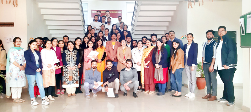 Students of ICccR & HRM with Resource Persons & guests during Export Awareness Programme at JU on Friday. Students of ICccR & HRM with Resource Persons & guests during Export Awareness Programme at JU on Friday.