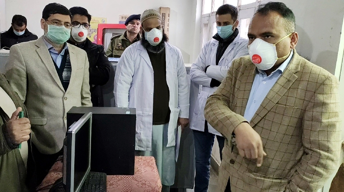 Divisional Commissioner Kashmir P K Pole during visit to Bandipora on Friday. Divisional Commissioner Kashmir P K Pole during visit to Bandipora on Friday.