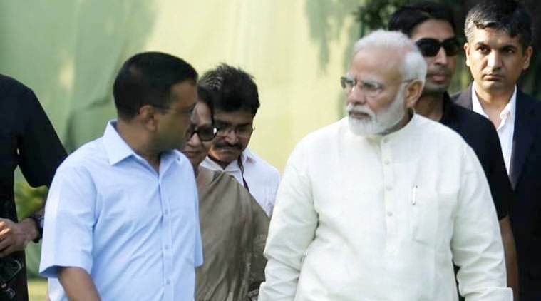 kejriwal with Modi