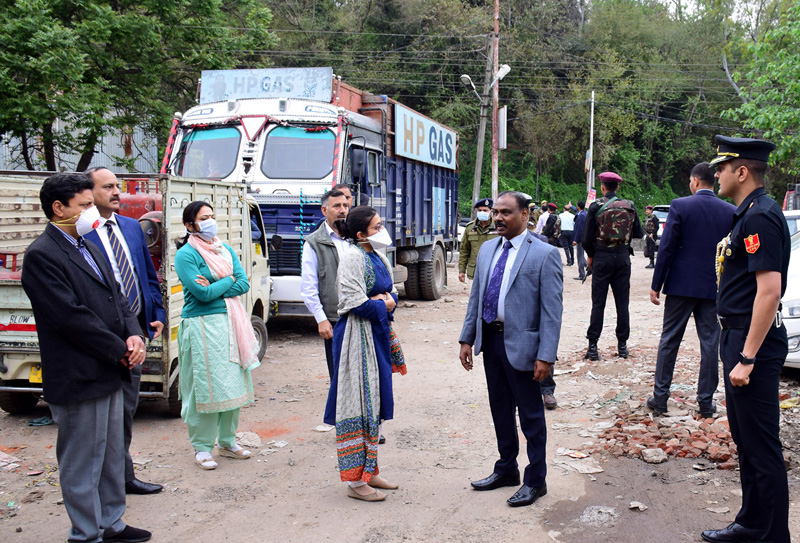 Lieutenant Governor Girish Chandra Murmu inspecting development works in Jammu on Saturday. Lieutenant Governor Girish Chandra Murmu inspecting development works in Jammu on Saturday.