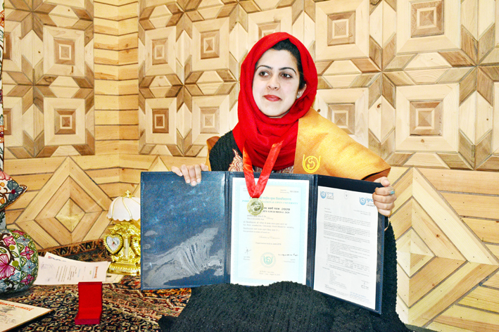 Mir Barieq Manzoor who topped All-India Level Examination of IGNOU. -Excelsior/Shakeel Mir Barieq Manzoor who topped All-India Level Examination of IGNOU. -Excelsior/Shakeel