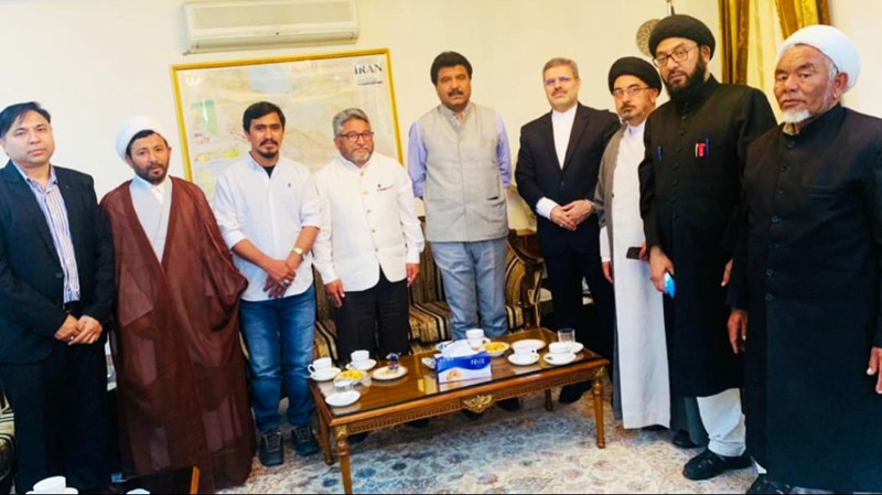 Kargil delegation meeting Iranian Ambassador at New Delhi on Tuesday. Kargil delegation meeting Iranian Ambassador at New Delhi on Tuesday.
