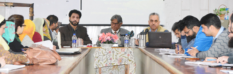 KU VC delivering lecture at UGC-HRDC orientation course. KU VC delivering lecture at UGC-HRDC orientation course.