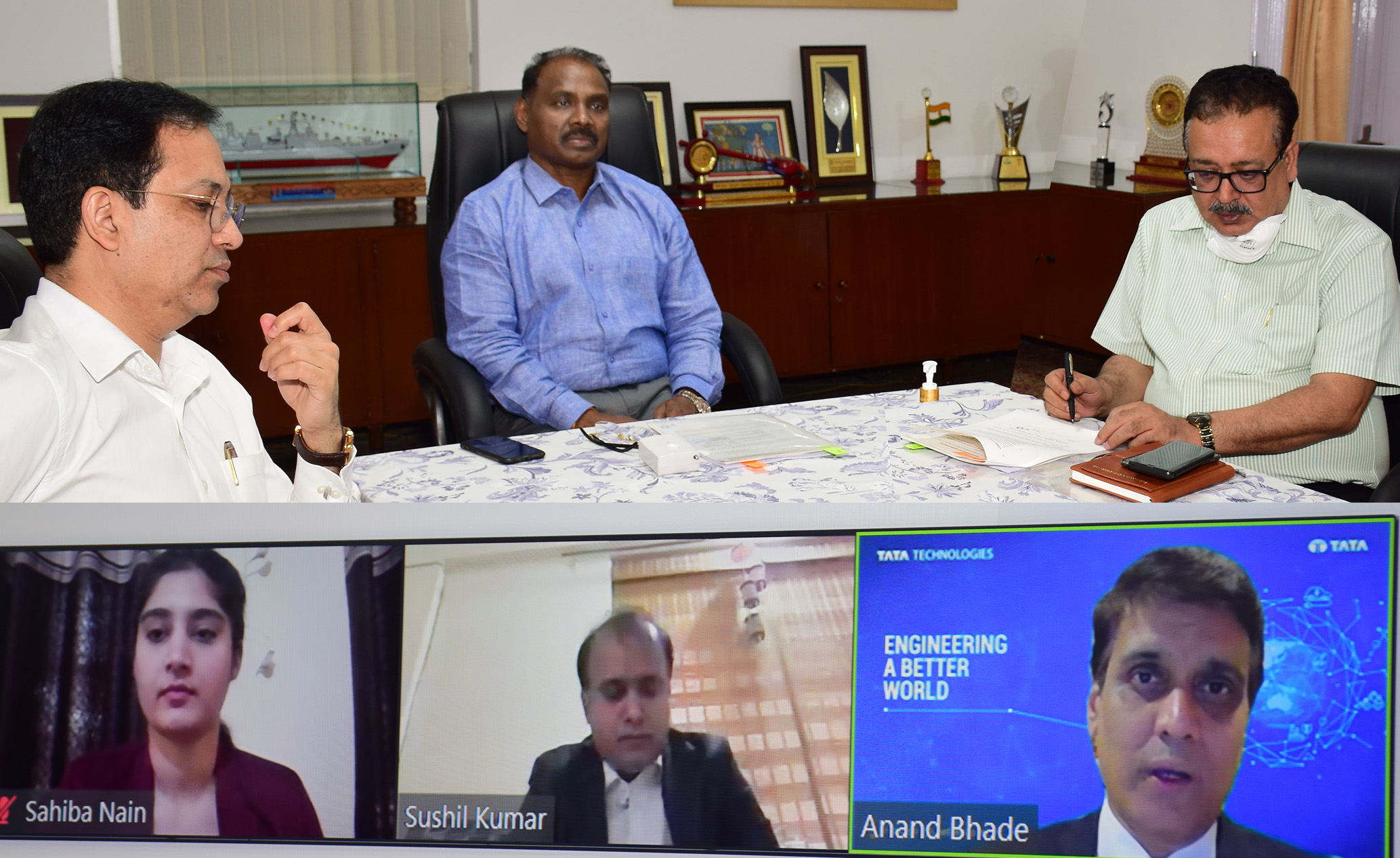 SIGNING OF MOU BETWEEN J&K GOVERNMENT AND TATA TECHNOLOGIES FOR SETTING UP TWO CIIIT IN UT