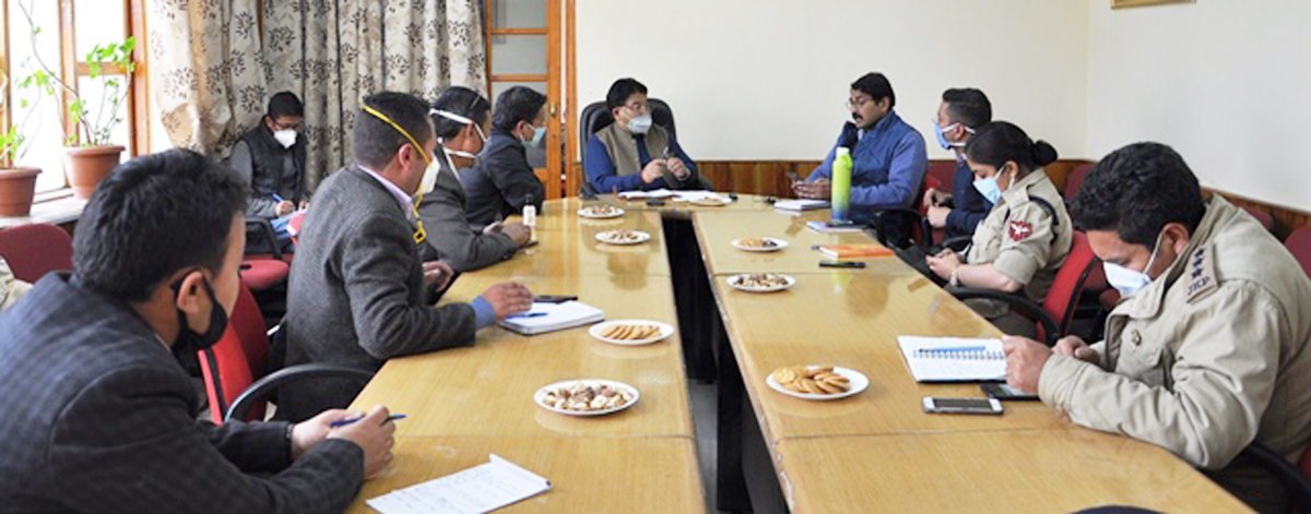 CEC chairing meeting at Leh. CEC chairing meeting at Leh.