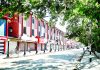 A view of deserted road during lockdown in Srinagar on Friday. -Excelsior/Shakeel