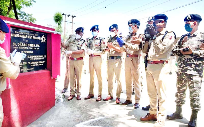 DGP Dilbag Singh inaugurating Police Post Ahmednagar. DGP Dilbag Singh inaugurating Police Post Ahmednagar.
