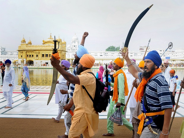 Demonstrations on Operation Blue Star anniversary
