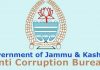 J&K | ACB Registered Case Against SICOP Kashmir Project Manager And Others