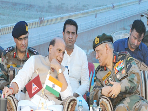 Defence Minister Rajnath Singh and CDS Bipin Rawat at a high-level review meeting on Eastern Ladakh on Friday. Defence Minister Rajnath Singh and CDS Bipin Rawat at a high-level review meeting on Eastern Ladakh on Friday.