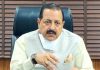 Union Minister Dr Jitendra Singh briefing about one year's achievements of the Department of Atomic Energy , at New Delhi on Saturday.