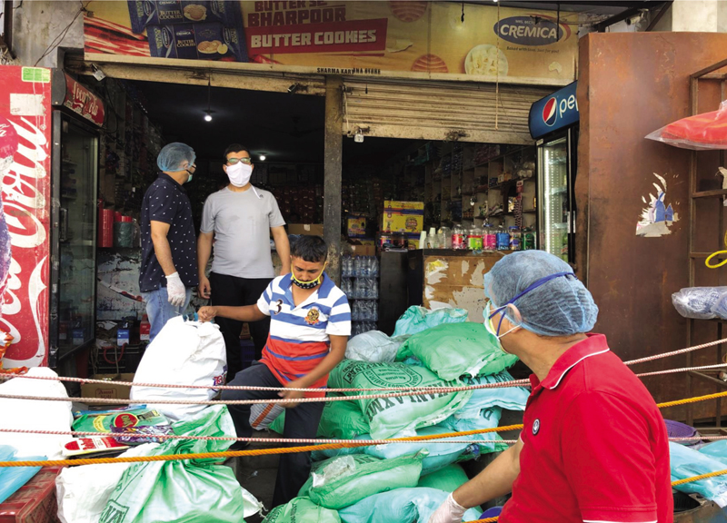 PCB officials during an anti-polythene raid at a shop in Narwal Sabzi Mandi, Jammu. PCB officials during an anti-polythene raid at a shop in Narwal Sabzi Mandi, Jammu.