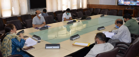 RDD Secretary Sheetal Nanda chairing meeting on Wednesday. RDD Secretary Sheetal Nanda chairing meeting on Wednesday.