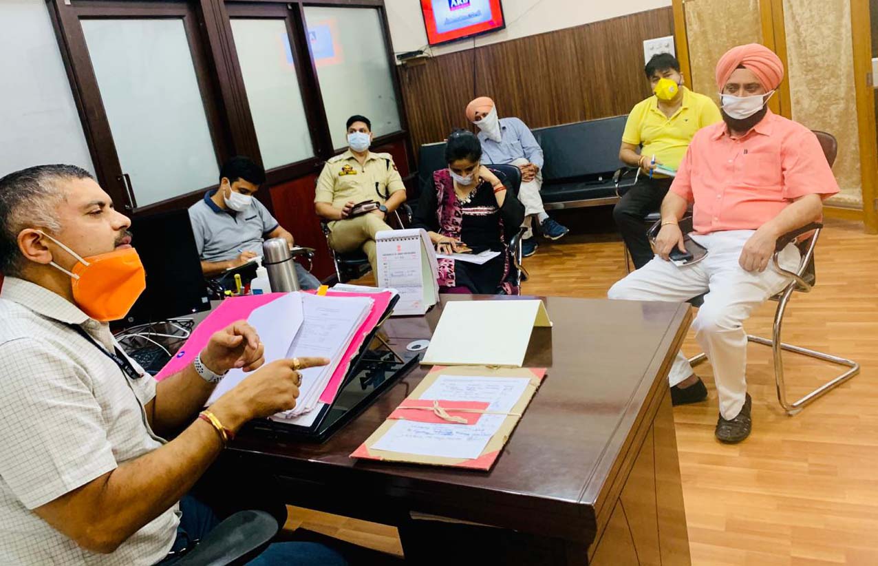 Amit Sharma, Administrator, GMC & AH Jammu chairing a meeting of officers. Amit Sharma, Administrator, GMC & AH Jammu chairing a meeting of officers.
