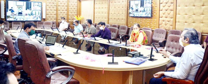 Advisor Baseer Khan chairing a meeting on Friday. Advisor Baseer Khan chairing a meeting on Friday.