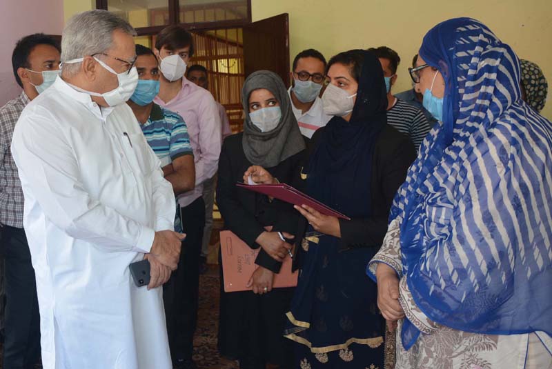 Advisor Farooq Khan interacting with ICPS officials on Tuesday. Advisor Farooq Khan interacting with ICPS officials on Tuesday.