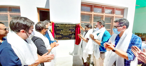 CEC LAHDC Leh Gyal P Wangyal inaugurating Agriculture Extension Office at Sumoor village. CEC LAHDC Leh Gyal P Wangyal inaugurating Agriculture Extension Office at Sumoor village.