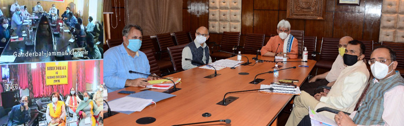 Lt Governor during inauguration of online education platform. Lt Governor during inauguration of online education platform.